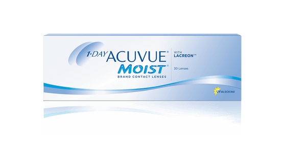Acuvue 1-Day Moist 30 Pack - $45/box