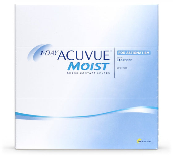 Acuvue Oasys 1-Day Moist for Astigmatism 90 Pack - $100/box