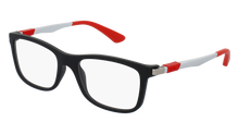  RAY BAN JUNIOR MATTE BLACK/RED