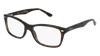 Ray Ban eyeglasses with square lenses in a tortoiseshell colorway