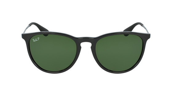 Ray Ban Erika sunglasses with round oversized lenses in black