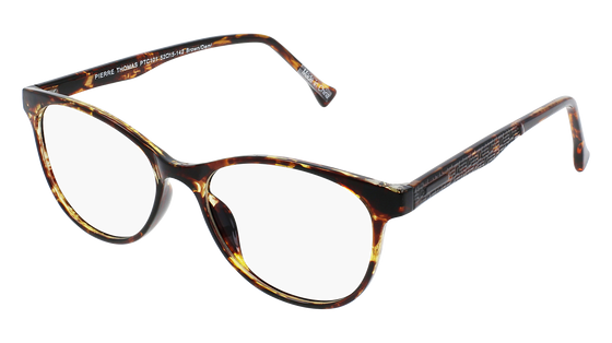 Women's tortoiseshell eyeglasses with magnetic sunglasses clip