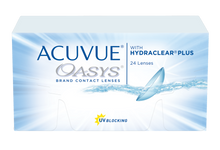  Acuvue Oasys w/ HydraClear Plus 24 Pack - $130/box