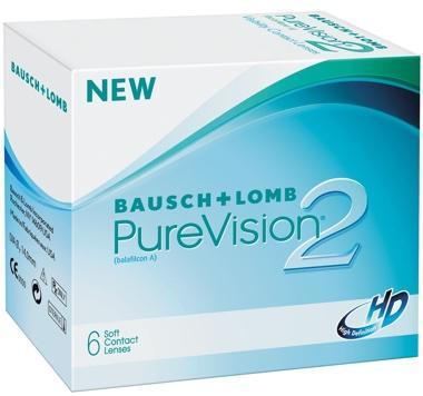 Bausch + Lomb Purevision 2 HD 6 Pack - $65/box